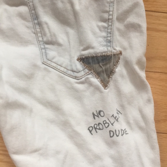 graffitied jeans☠️🖤 - Picture 8 of 9